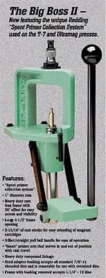 Redding Big Boss II Reloading Press