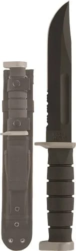 Ka-Bar 1281 D2 Extreme, Serrated Edge, Nylon/Cordura Sheath — view 1