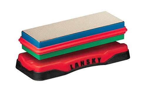 Lansky Diamond Benchstones - with Self-Storing Base 15X5CM - Medium- Fine — view 1