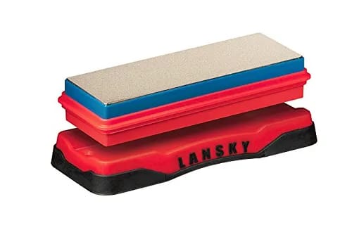 Lansky Double-Sided Diamond Benchstone with Self-Storing Base 15X5CM - Coarse Fine — view 1