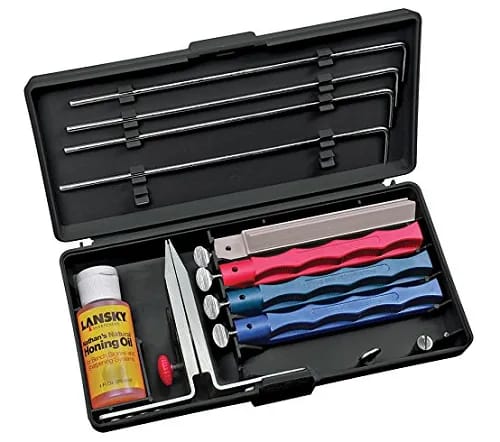 Lansky Universal Sharpening System - Coarse, Medium, Fine & Medium Serrated Hone — view 1