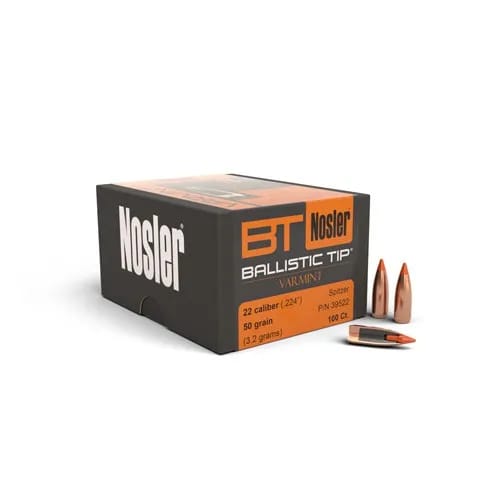 Nosler 22 Cal 50gr Ballistic Tip (100) — view 1