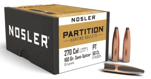 Nosler 270 Cal 160gr Ssp Partition (50 Ct.) — view 1