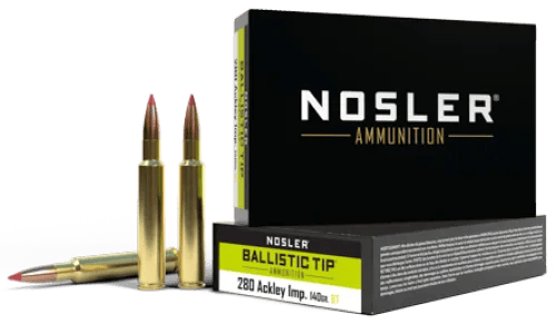 Nosler 280 Ackley Imp 140gr Ballistic Tip (20 Ct.) — view 1