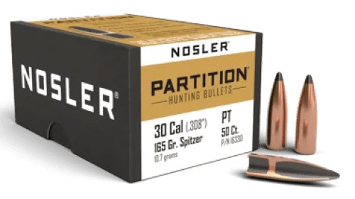 Nosler 30 Cal 165gr SP Partition (50 Ct.) — view 1