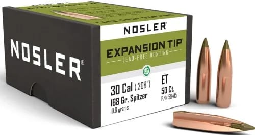 Nosler 30 Cal 168gr E-Tip (50 Ct.) — view 1