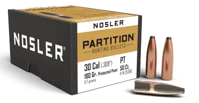 Nosler 30 Cal 180gr Ppt Partition (50 Ct.) — view 1