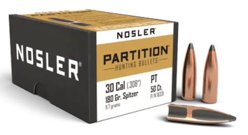 Nosler 30 Cal 180gr SP Partition (50) — view 1