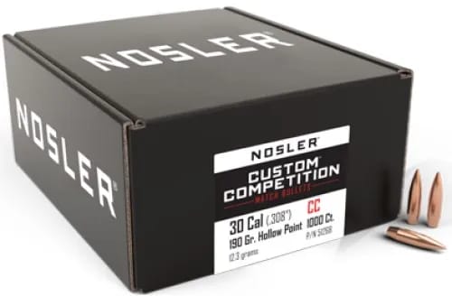 Nosler 30 Cal 190g Hpbt Custom Comp (1000) — view 1