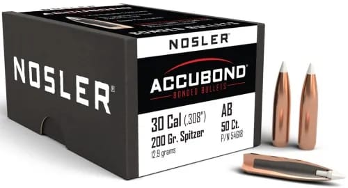 Nosler 30 Cal 200gr AccuBond (50) — view 1