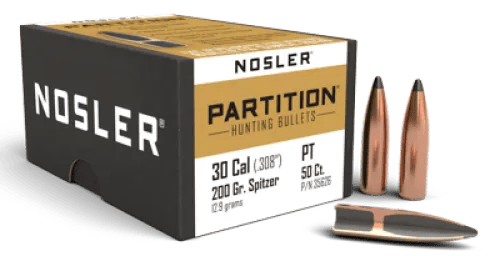 Nosler 30 Cal 200gr SP Partition (50) — view 1