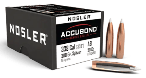 Nosler 338 Cal 300gr AccuBond ( 50 ) — view 1