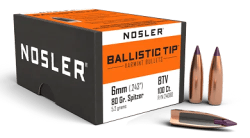 Nosler 6mm 80gr Ballistic Tip (100) — view 1