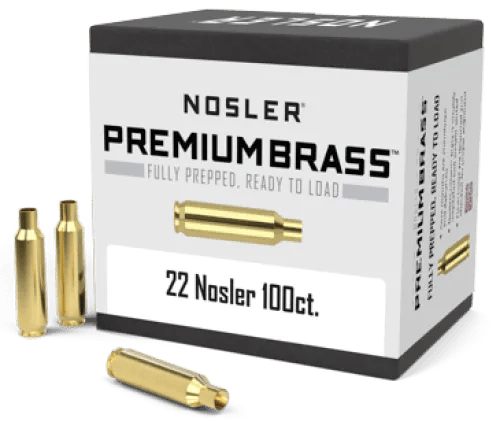 Nosler Prepped Brass 22 Nosler (100) — view 1