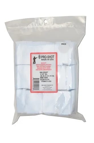 Proshot .38-.45 CAL./20-.410GA 21/4" Sq. 500CT. Patches — view 1
