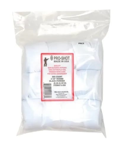 Proshot .45-.58 Cal. 21/2" Rd. 500CT. Patches — view 1